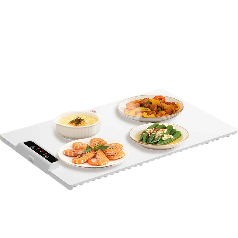 Electric Warming Tray – Adjustable Temperature Smart Silicone Heating Plate for Parties and Family Gatherings