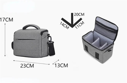 DSLR Camera Shoulder Bag – Portable Nylon Handbag & Crossbody Case for Sony, Nikon, Canon, Panasonic Equipment