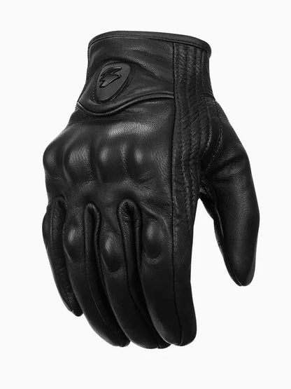 3XL Goatskin Leather Motorcycle Gloves – Men & Women Moto Gloves for Electric Bikes