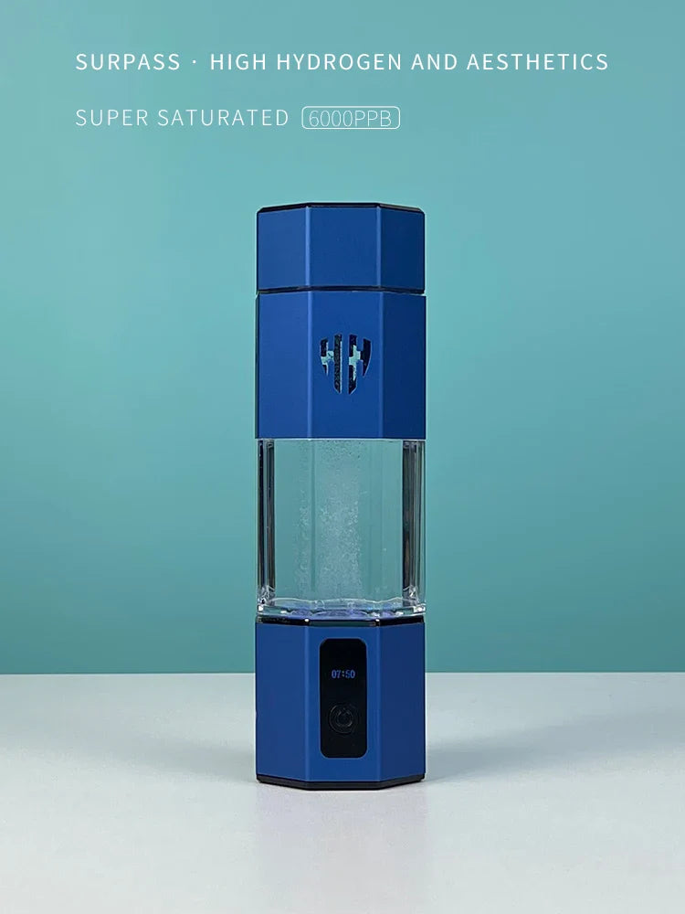 Bluevida 7th Gen Hydrogen Water Bottle – 6000 PPB SPE&PEM Generator with Inhalation Kit & Adapter