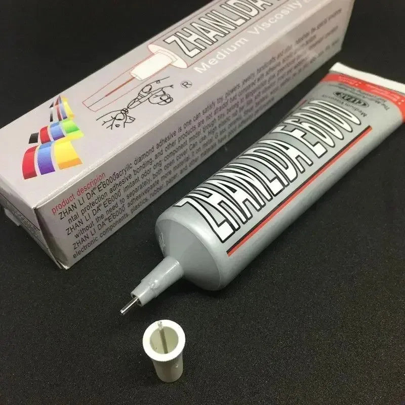 E6000 Crystal Rhinestone Craft Glue - Strong Epoxy Adhesive for Jewelry, Clothing & DIY Crafts