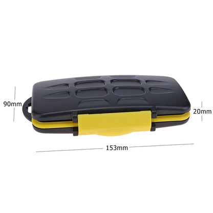 Multi-Grid Memory Card Case – Anti-Shock Large Capacity Storage Box for ID & Credit Cards, Portable Protector Cover