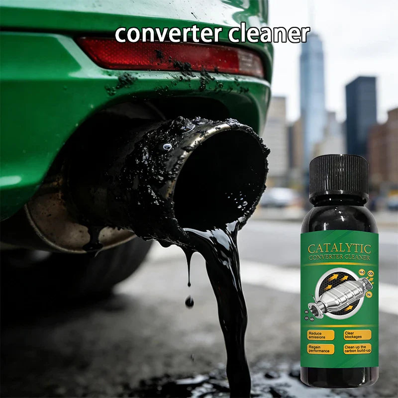 Powerful Three-Way Catalytic Converter Cleaner – Heavy Duty Car Carbon Deposit & Sludge Removal All-Purpose Engine Cleaning Solution