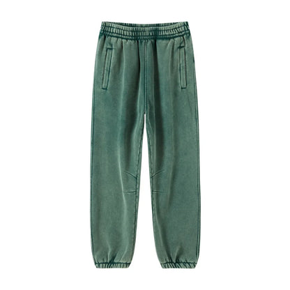 Batik Pattern Fleece Sweatpants – Cozy Casual Warm Pants