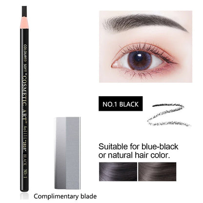 Tear-Off Pull Line Eyebrow Pencil – No Sharpening, Natural Color, Sweat & Smudge Proof Eyebrow Pencil
