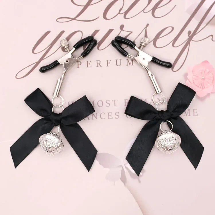 Stainless Steel Nipple Clip Accessories – Butterfly Style Metal Body Jewelry for Couples