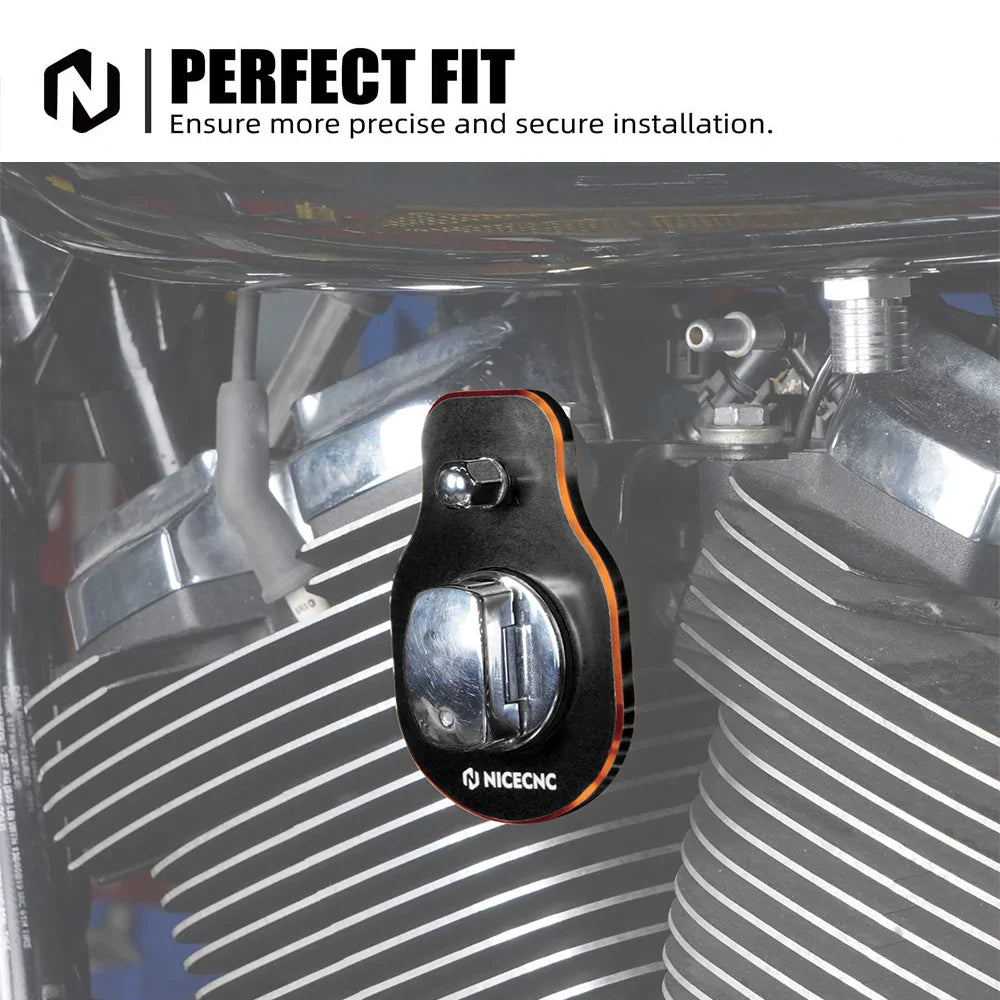 Harley Street Glide Ignition Key Switch Bracket – Compatible with 2006-2023 Road King, FLHR/XS, Electra Glide Ultra, Tri Glide