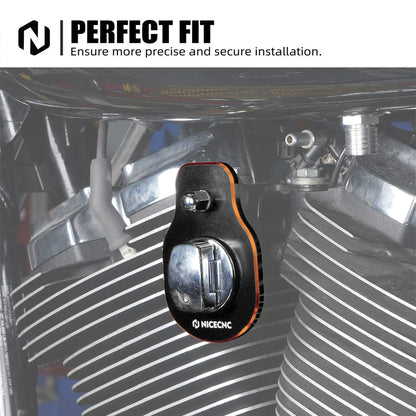 Harley Street Glide Ignition Key Switch Bracket – Compatible with 2006-2023 Road King, FLHR/XS, Electra Glide Ultra, Tri Glide