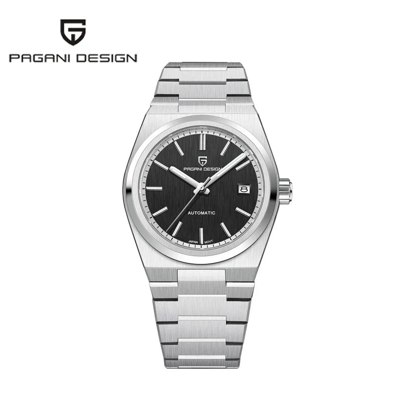 Pagani Design 2024 Men’s Automatic Mechanical Watch – Luxury Sapphire AR Coating, Stainless Steel, 10BAR Waterproof