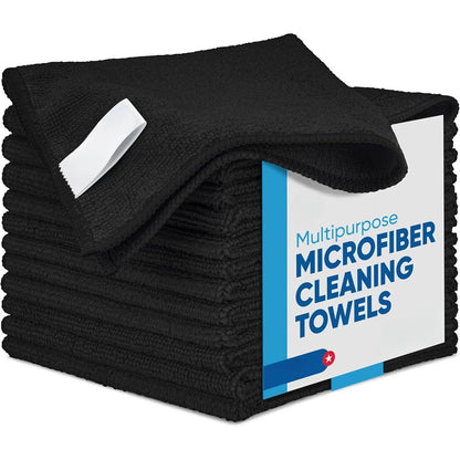 Thickened Microfiber Cleaning Cloths – Lint-Free Reusable Absorbent Towels for Car, Window & Home Cleaning