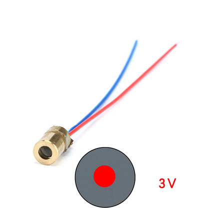 650nm 5mW Red Laser Module – Point, Line, Cross Focusable Glass Lens, Industrial Class
