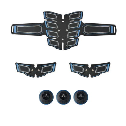 USB Rechargeable Abdominal Muscle Trainer - Portable Electronic EMS Massage Fitness Belt for Core Workout Exercise Training