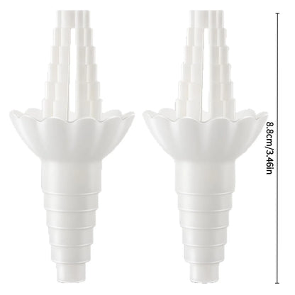 Universal Bottle Emptying Kit - Reusable Liquid Transfer Connector and No-Waste Funnel Adapter for Soap and Shampoo