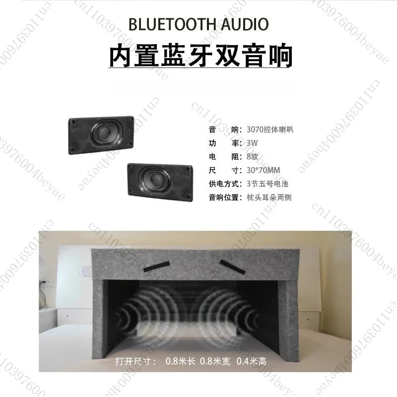 Windshield Soundproof Sleep Tent - Blackout Cover for Low-Frequency Noise Reduction & Restful Sleep