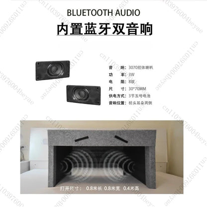 Windshield Soundproof Sleep Tent - Blackout Cover for Low-Frequency Noise Reduction & Restful Sleep