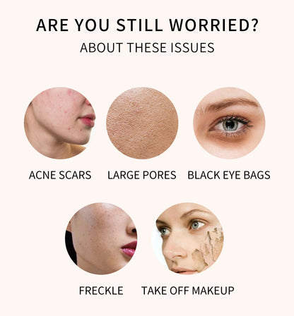 High Coverage Concealer – Anti-Dark Circle, Freckle & Long-Lasting Waterproof BB Cream Foundation for Face Makeup