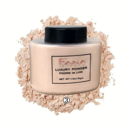 4 Colors Luxury Banana Setting Powder – Long-Lasting, Waterproof & Oil-Control Face Powder