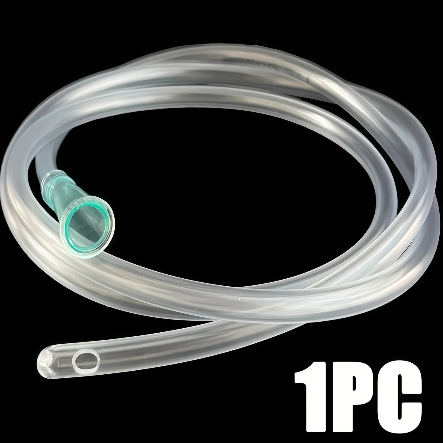 1M Green Needle with Transparent Soft Tube – Compatible with Large-Bore Syringes
