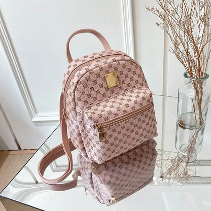 Classic Women’s Backpack – Fashionable School & Daily Shopping Bag for Girls