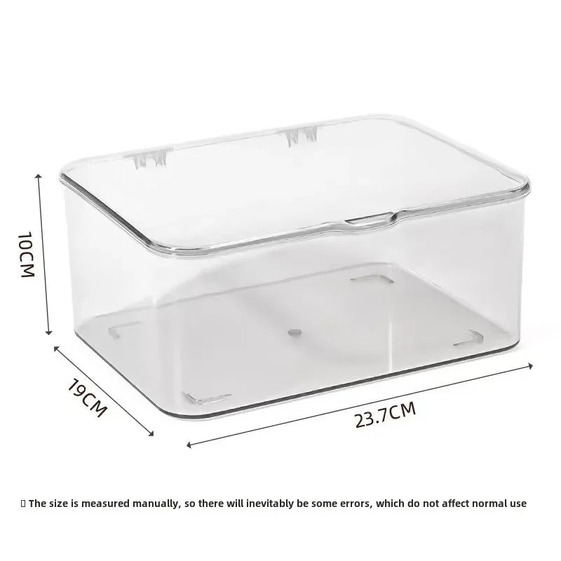 Acrylic Clear Storage Organizer Box – Clamshell Design for Home & Office Essentials