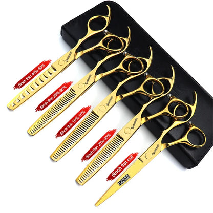 Professional Japanese Hair Cutting & Thinning Scissors – 6''/6.5''/7''/7.5'' Sharp Barber Shears for Salon & Home Use