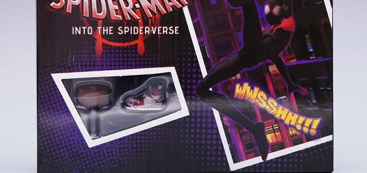 Miles Morales Spider-Man Action Figure — Into the Spider-Verse Collectible Toy for Kids Gift