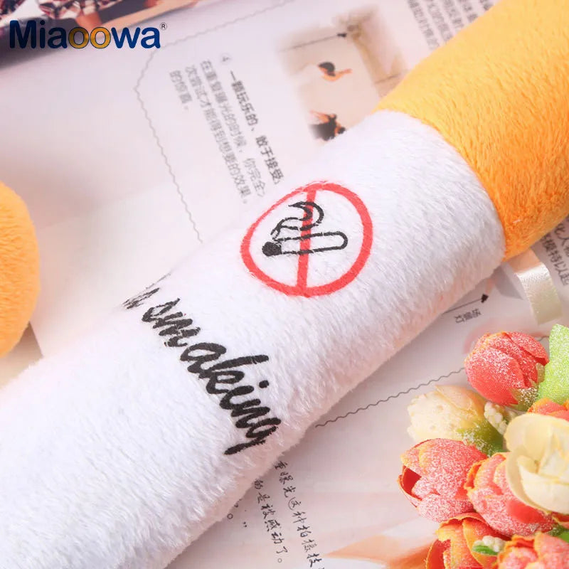30-110cm Funny Cigarette Plush Pillow – Cylindrical Sleeping Toy for Fashion, Friends & Birthday Gifts