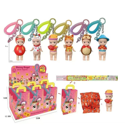 Candy House Keychain Blind Box – Cute Handmade Doll Bag Pendant for Girls