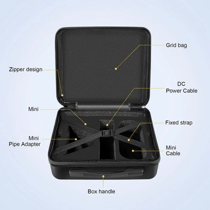 Starlink Mini Kit Hard Waterproof Carrying Case — Anti-Scratch Travel & Luggage Protection Bag
