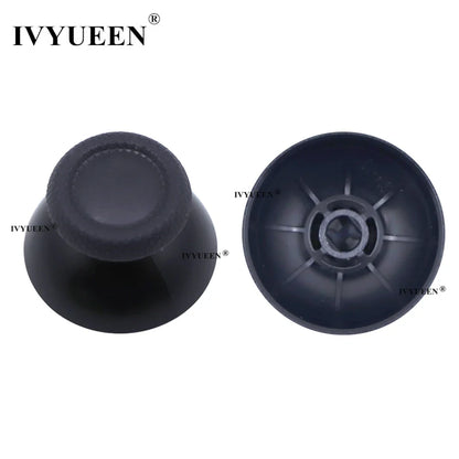 IVYUEEN 100PCS Black Analog Stick Caps – Thumb Grip Covers for PS5, PS4, PS3 & Xbox Controllers