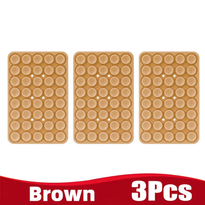 Silicone Suction Cup Phone Holder – Double-Sided, Anti-Slip Mobile Mount, Detachable Rubber Pad for Smartphones