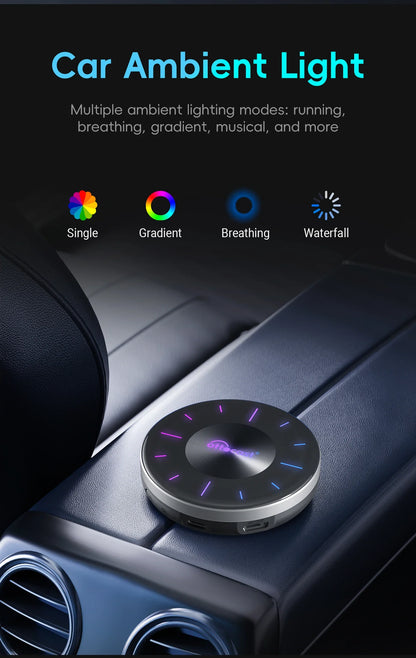 OTTOCAST P3 CarPlay AI Box – Wireless Android Auto Smart TV Adapter for Benz, Audi, Kia, Hyundai, VW, Toyota (2024)
