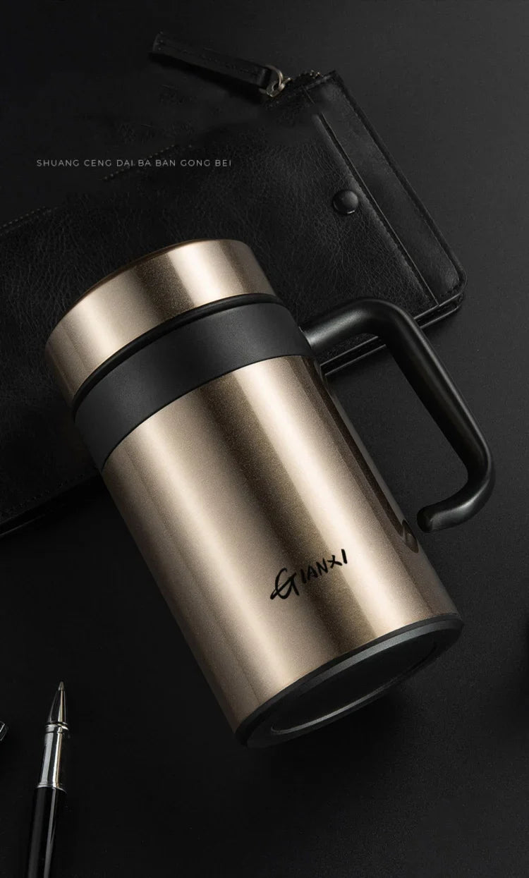 Large Capacity Stainless Steel Vacuum Flask Heat Preservation Insulated Household Cup