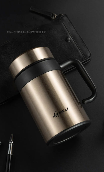 Large Capacity Stainless Steel Vacuum Flask Heat Preservation Insulated Household Cup