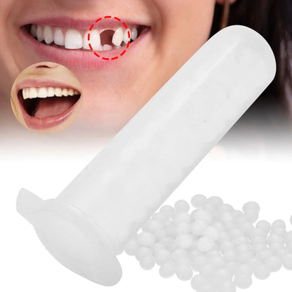 20g Temporary Tooth Repair Bead – Food Grade Plastic Dental Filling Material for Broken Teeth & Dentures