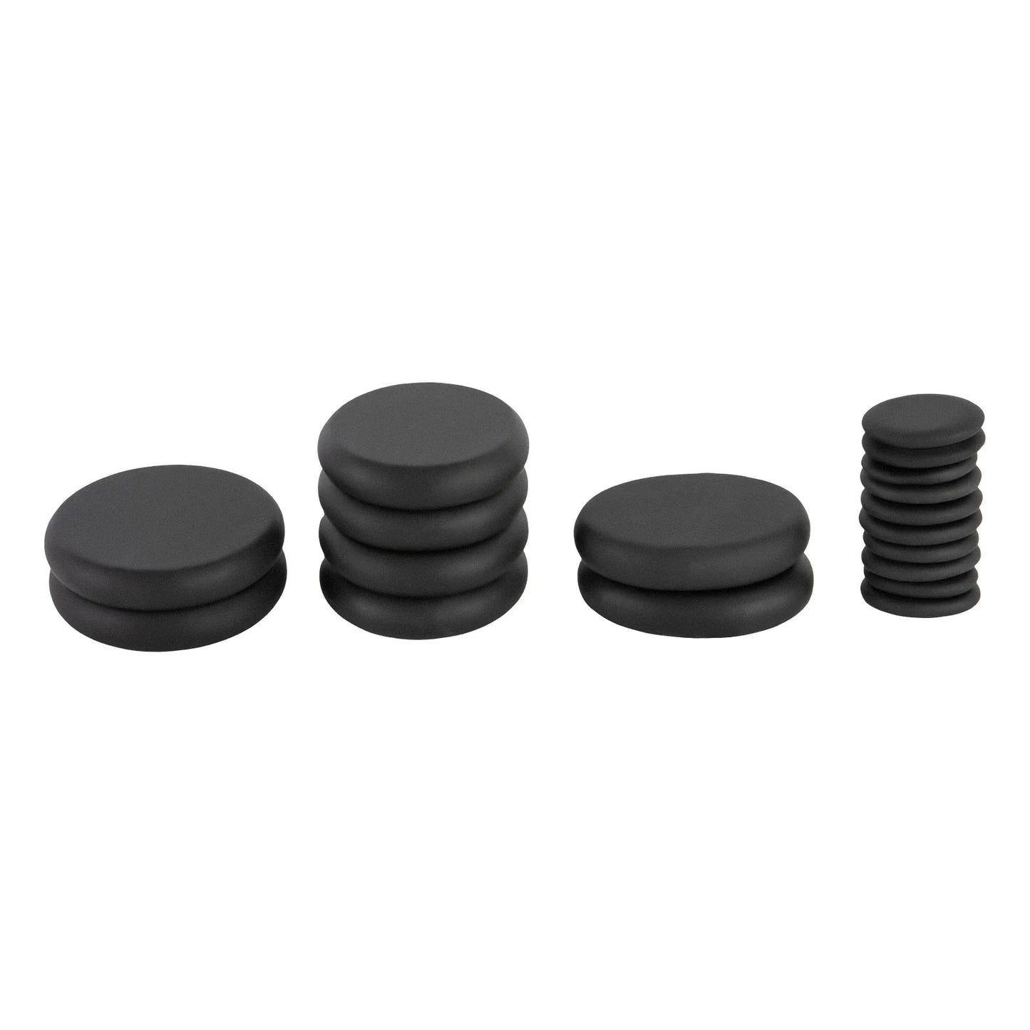 Hot Stones Massage Set with Heater Box – 16 Essential Stones for Salon & Home Spa Relaxation and Healing
