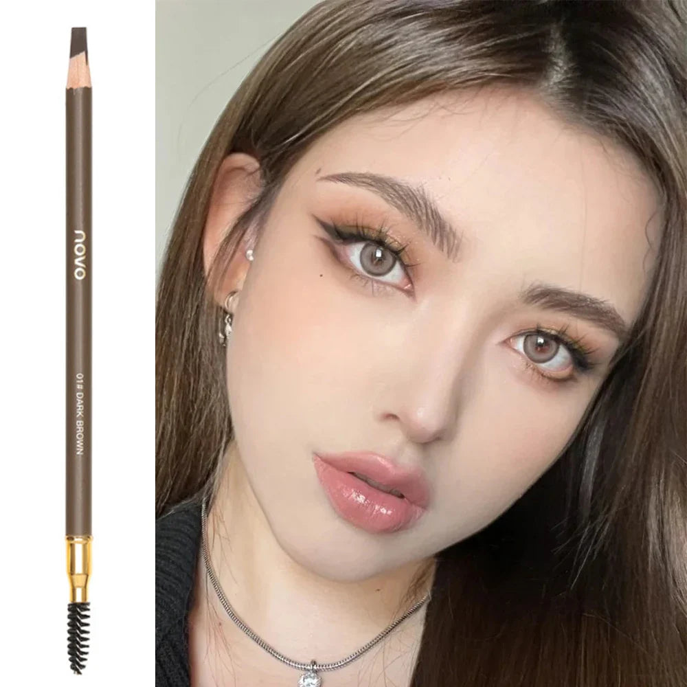 Permanent Waterproof Eyebrow Pencil – Professional Microblading Tattoo Makeup Pen for Eyebrow Enhancing