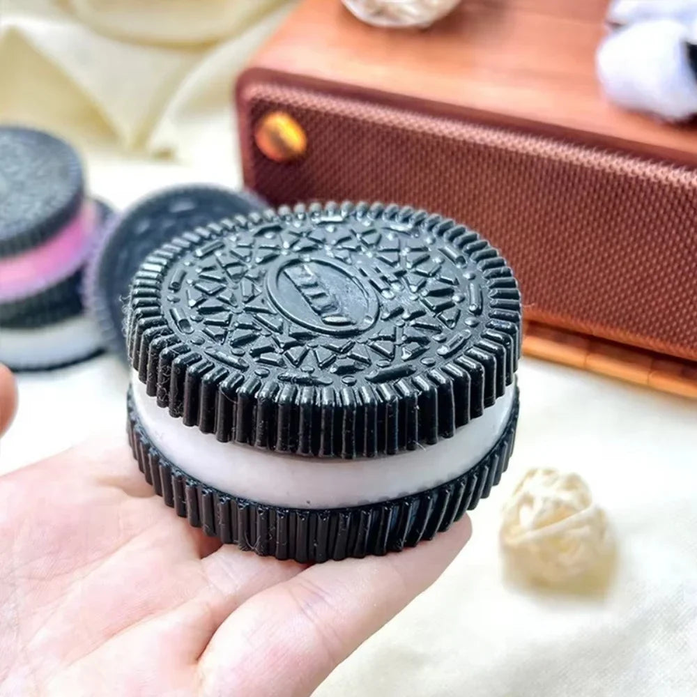 Soft Taba Squishy Handmade Cookie Fidget Toy – Sensory Stress Relief Squishy for Kids & Adults, Anxiety Relaxation Squeeze Toy Holiday Gift