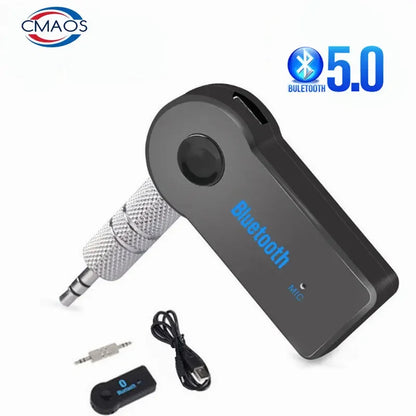 2-in-1 Bluetooth 5.0 Audio Adapter – Wireless Receiver & Transmitter for Car, Headphones, AUX