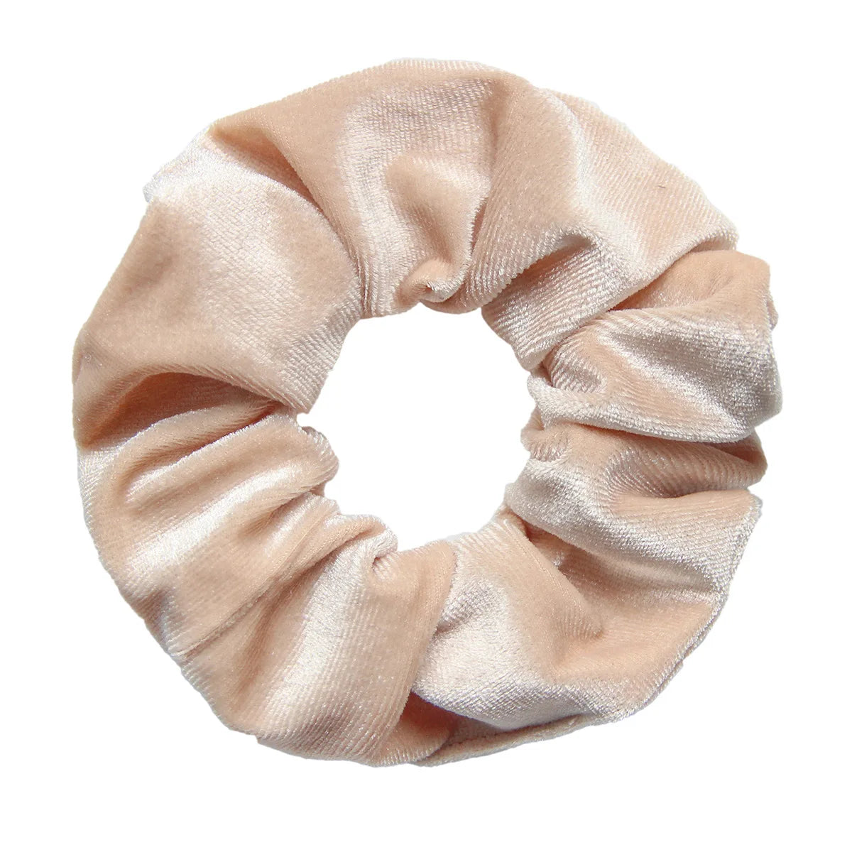 Vintage Velvet Hair Scrunchies for Women & Girls – Solid Color Ponytail Holder Elastic Hair Bands, Soft Fashion Hair Ties Accessories