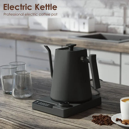 1200W Gooseneck Electric Kettle with Temperature Control - Coffee & Tea Brewing Pot (110V/220V)