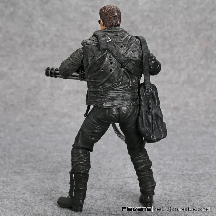 NECA Terminator 2 T-800 Arnold Schwarzenegger PVC Action Figure - 7" 18cm Collectible Model Toy