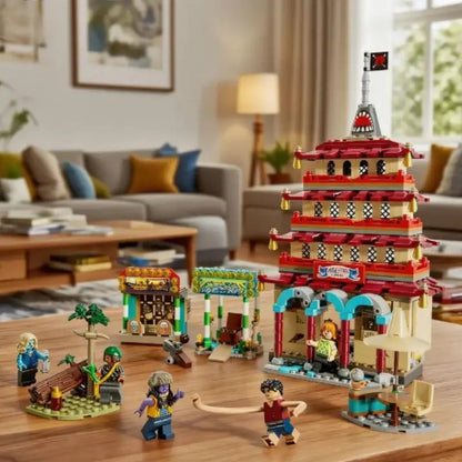 2025 New 75638 Dragon Paradise Battle Building Blocks – Educational Creative Toy for Christmas & Birthday Gifts