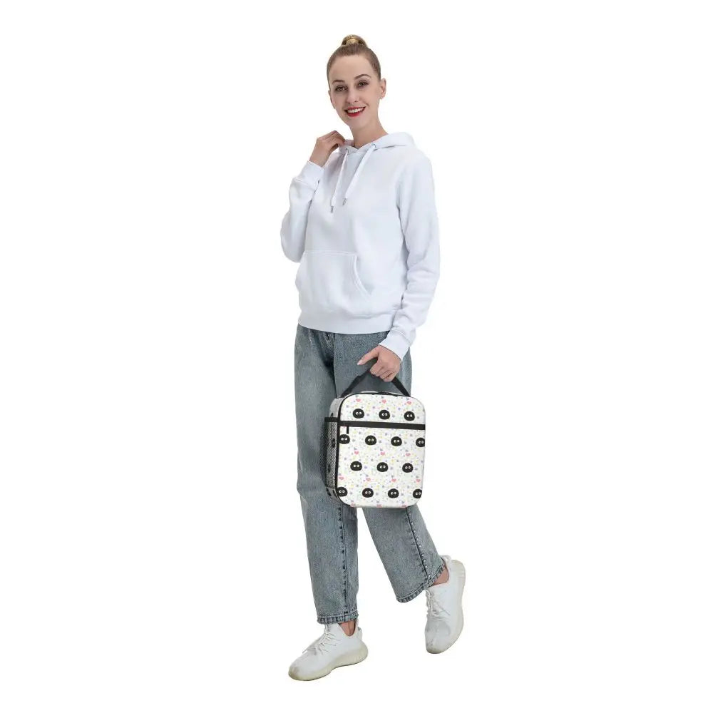 Totoro Miyazaki Anime Insulated Lunch Tote Bag – Portable Thermal Cooler for School & Office