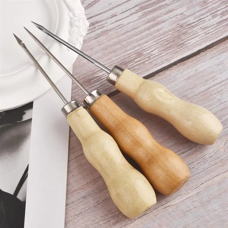 Round Hole Cone Punch Tool – DIY Silicone Mold Making, Hand Drill Equipment & Candle Wick Punching Needle Gadget