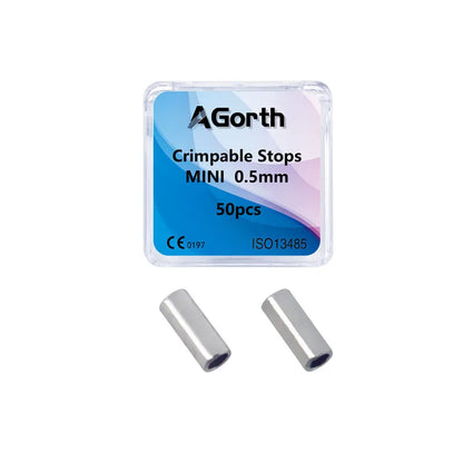 50Pcs Orthodontic Crimpable Hooks Set – Bondable Sliding Long & Short Dental Archwire Bracket Hooks Multi-Function Kit