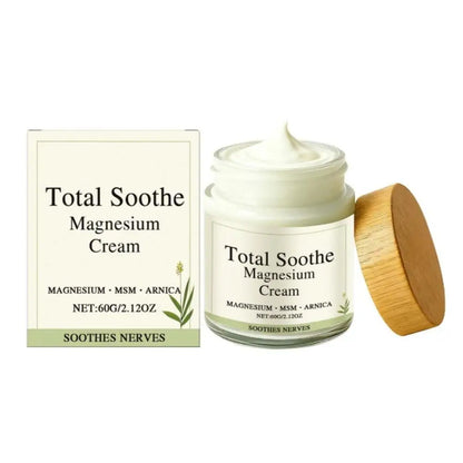 Magnesium Soothing Body Cream - Daily Moisturizing Skin Hydration & Muscle Comfort Care Formula