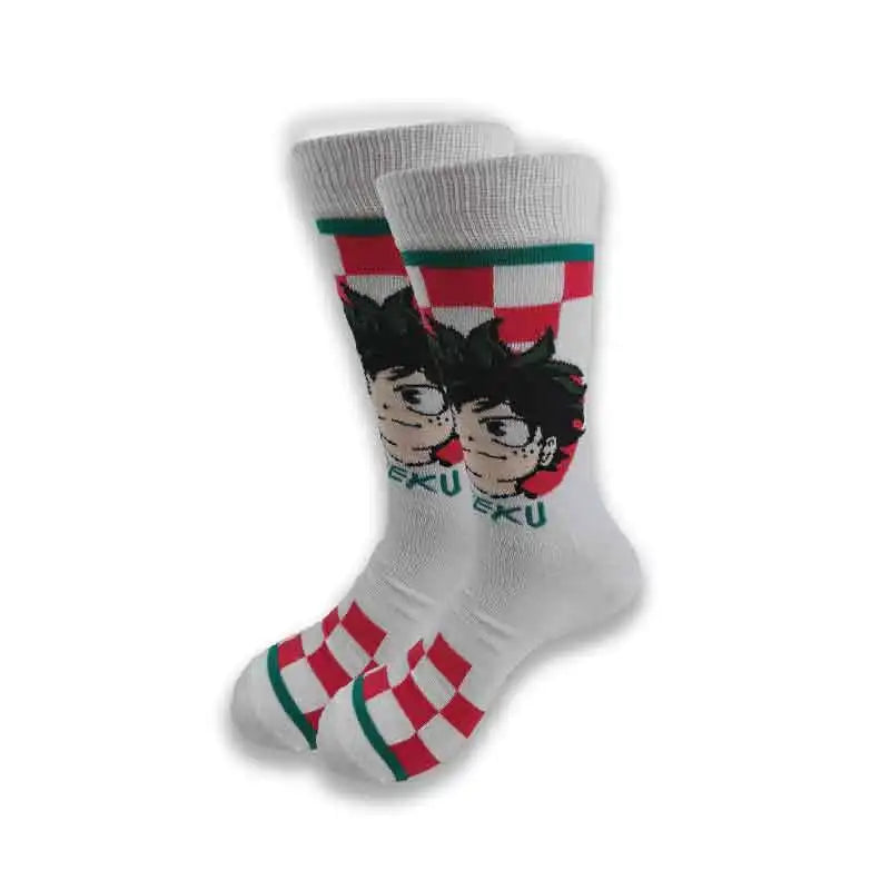 Spring and Autumn Cartoon Movie Character Socks for Men & Women – Funny Fashion High Quality Crew Tube Socks, Unisex Casual Cotton Socks