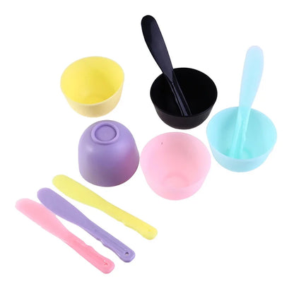 2PCS Non-Toxic Silicone Mask Mud & Essential Oil Bowls – Durable, Portable Face Skin Care Tools for Makeup & Clean Use