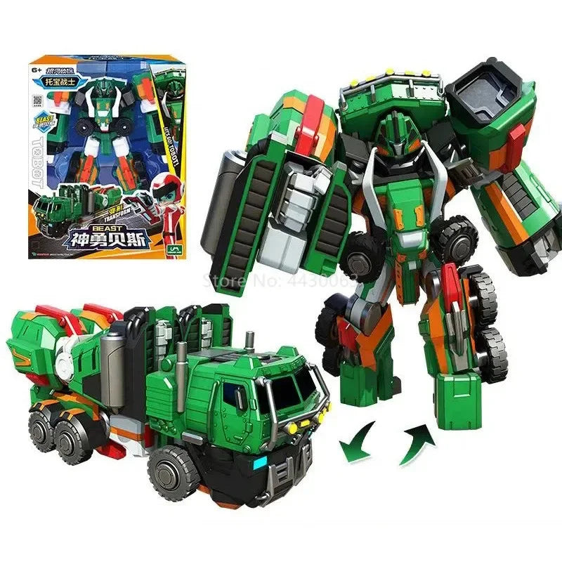 Galaxy Detectives Tobot Transformation Toy – Car to Robot Anime Figure, Korea Cartoon Deformation Tank Gift